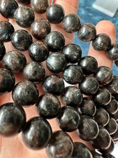 Astrophylite beads 15.5" threads, drilled 8mm beads THREE THREADS