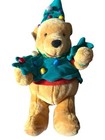 Disney Store Winnie the Pooh Plush Stuffed - Christmas Tree Pooh 14" - Nwt