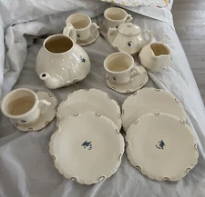 4 Piece Tea Set No Nics Or Scratch S Kids Tea Set Or For Dolls Miniature Tea Set