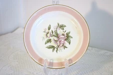 HOMER LAUGHLIN EGGSHELL NAUTILUS N1769 PINK MAGNOLIA Bread & Butter Plates Qty 2