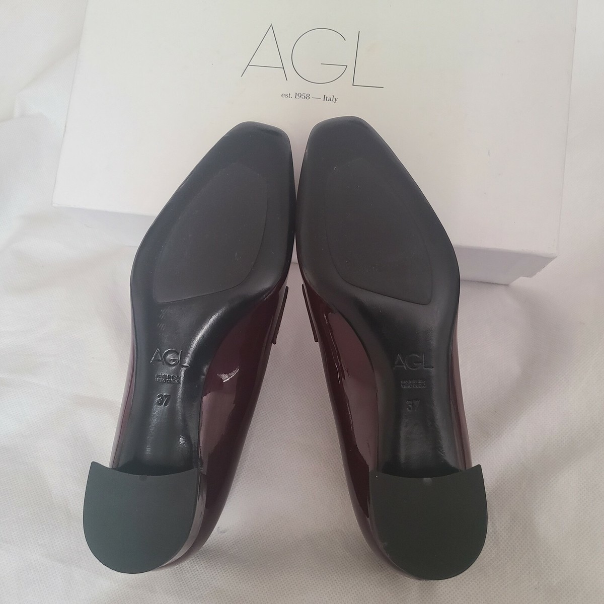 AGL Women\'s Patent Leather Black East 1958- Italy Size 39 1/2 s-l1200.jpg main image 4