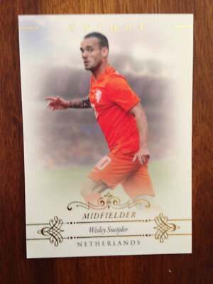 2015 Futera Unique Football Soccer Card Netherlands WESLEY SNEIJDER Mint