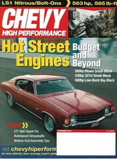 CHEVY HIGH PERFORMANCE 2004 NOV - LS1 NITROUS, BOLT-ONS, ENGINES, LT1 SPARK FIX