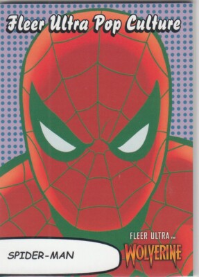 2023 Fleer Ultra Marvel Wolverine Insert Pop Culture SPIDER-MAN #PC30