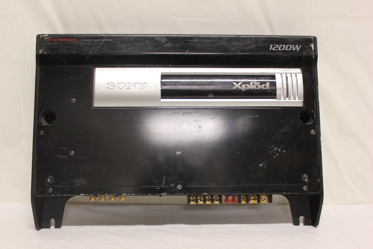 Sony - Xplod 1200W AB Bridgeable 2-Ch. Amplifier XM-GTR2022 A2 | eBay