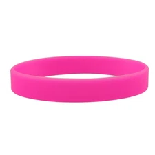 10PCS Adult Blank Silicone Bracelet Rubber Wristbands Multi-color Brand New Band