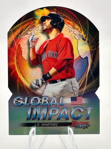 J.D. MARTINEZ 2022 BOWMANS BEST GLOBAL IMPACT BOSTON RED SOX #GI-4 JT - 第 1/2 張圖片