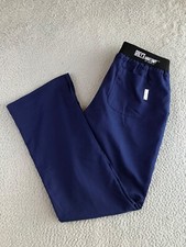 Grey's Anatomy Scrub Pants Women's Small Blue Pockets Elastic Waist Drawstring