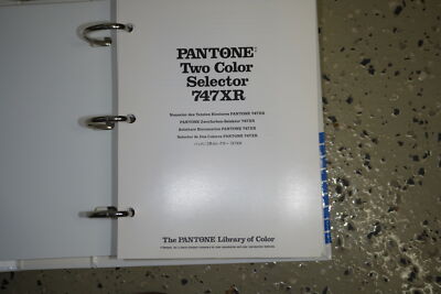 Pantone Two Color Selector Binder Color Chips 1987 | eBay