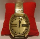Vintage Bulova Accutron 10k Rolled Gold Plate Bezel Watch