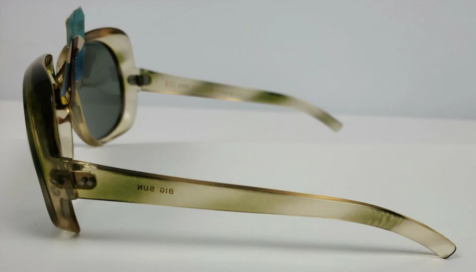 Gafas de sol Polaroid vintage redondas hippy Big Sun Tortoise Cool Ray 330 ¡NUEVAS CON ETIQUETAS! Foto 4 de 4