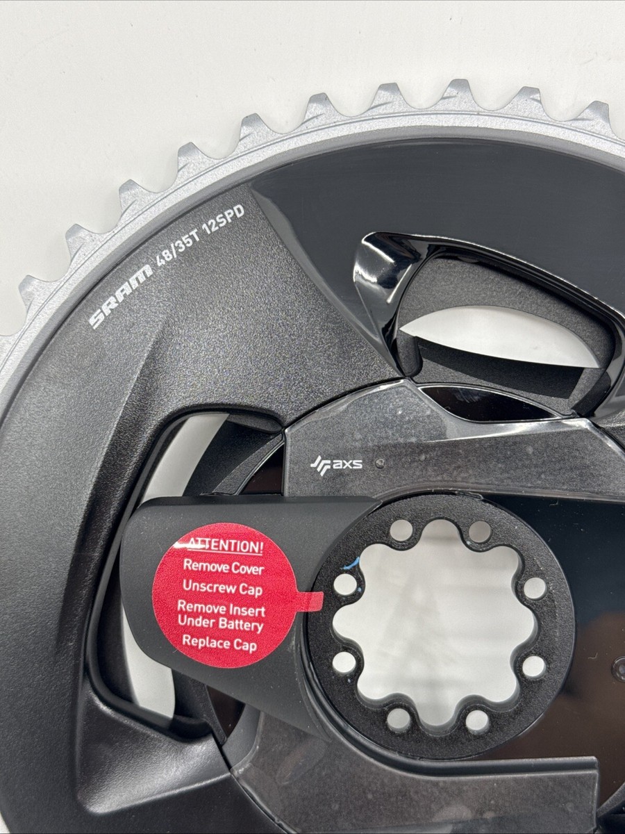 Quarq SRAM Red/Force AXS D1 Power Meter 48/35t Rings 8-Bolt Quarq SRAM Red/Force AXS D1 Power Meter 48/35t Rings 8-Bolt