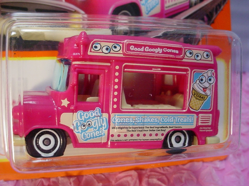 Matchbox Ice Cream King – Pinker Eiswagen Als Spielzeugauto, Maßstab 1:64, Für Kinder Ab 3 Jahren