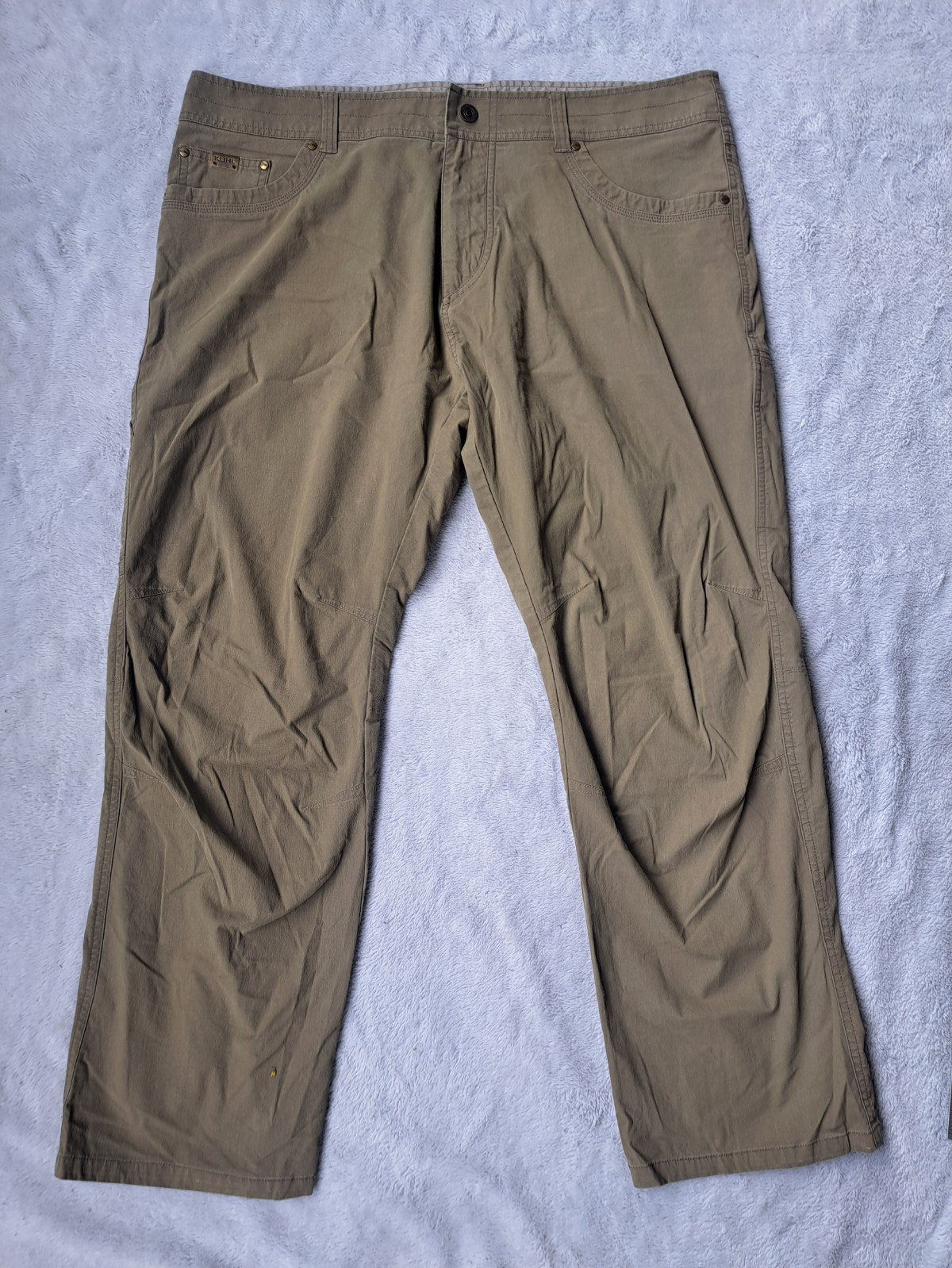 Kuhl Revolvr 5232 Mens 40x30 Brown Canvas Straight Leg Hiking Pants