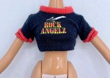 Bratz Doll Lot Mga Top Shirt Rock Angelz Black Cloe Clothing Bratz Doll Lot Mga Top Shirt Rock Angelz Black Cloe Clothing