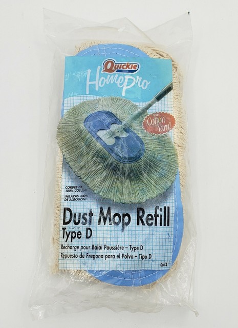 quickie cotton dust mop refill
