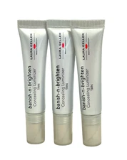 Laura Geller Banish-n-Brighten Concealling Luminizer Tan 0.3oz./8.2ml; LOT OF 3