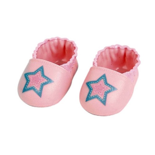Puppenschuhe Steckschuhe rosa Länge ca. 6,5 cm für 37 cm Puppen Schildkröt 37188