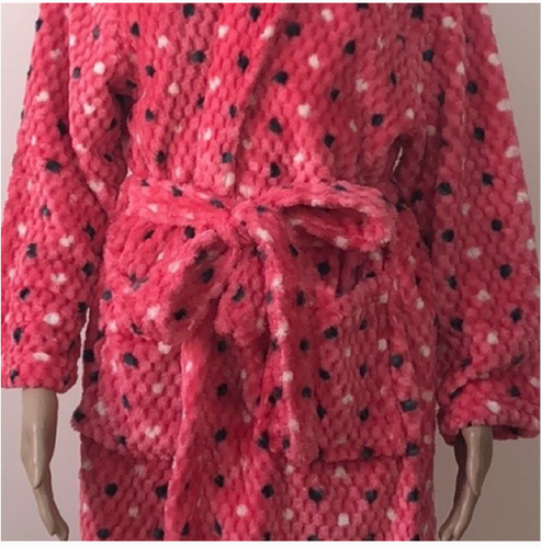 New Women's Mayfair Popcorn Honeycomb Plush Robe - Picture 5 of 12