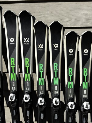 Volkl RTM 8.0 Skis w/Salomon Lithium 10 Bindings 