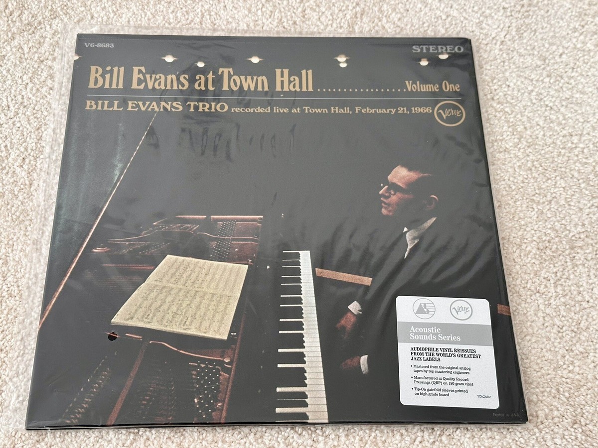 ビル・エヴァンス・トリオ　アット・タウンホール　アコースティック・サウンズLP Bill Evans Trio At The Town Hall Verve Acoustic Sounds