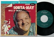 50'S BILLY MAY SORTA-MAY PART 3 CAPITOL EP 45 EAP 3-562 CARDBOARD PICTURE SLEEVE