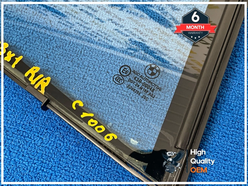 2010 - 2015 BMW X1 REAR RIGHT SIDE DOOR VENT WINDOW GLASS OEM - Image 2 of 4