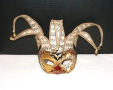 VENETIAN JESTER MASQUERADE EYE MASK GUC