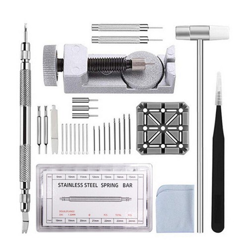 Portable Watch Repair Kit Band Strap Link Pins Remover Screwdriver Tool Set g - Picture 2 of 6