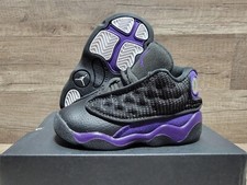 Air Jordan 13 Court Purple Toddler Size 5c Preowned Infant Baby Shoe EX CLEAN