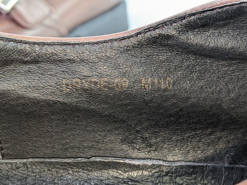 Donald Pliner Mocasines Zapatos de Vestir Para Hombre Talla 11 Hebilla Cuero Marrón Puntera Cuadrada - Imagen 13 de 17