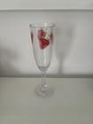 Strawberry Champagne Flute - Plastic - Ideal For BBQ’s & Picnic’s 