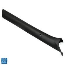 1973-77 GM A Body Interior Windshield Side A-Pillar Molding Trim - Black - RH