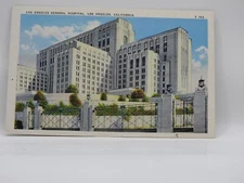 Postcard General Hospital Los Angeles California Published Tichnor Art Co   G128