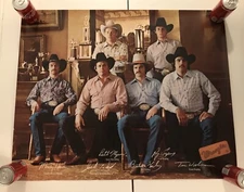 vintage wrangler blue bell jeans denim 1981 promotional poster deadstock NIP NOS