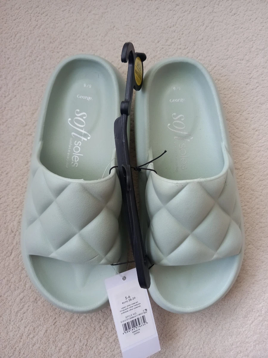 Fabulous Footwear By George Size 5 6 38 39 Sandals Teal eBay