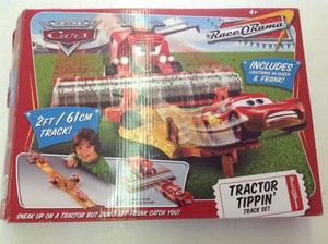 cars tractor tippin track set