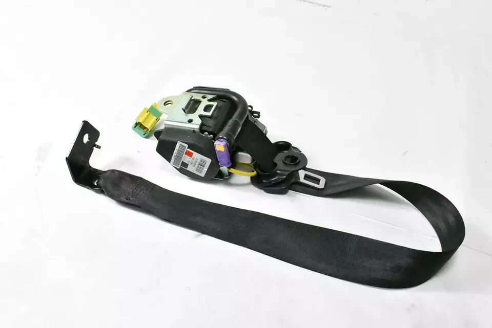 06-12 Bentley Continental Flying Spur Rear Left Driver Side Seat Belt Black OEM