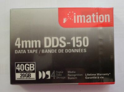 Imation  DDS-150 4mm Date Tape 40GB  20GB  OVP
