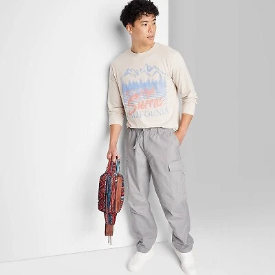 Men's Mid-Rise Tapered Leg Pants - Original Use Gray XL
