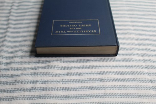 Stabilität und Verkleidung für den Schiffsoffizier 3. Auflage 2. Auflage 1985 HC gut - Bild 5 von 9
