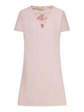 VALENTINO Pink Wool/Silk Dress New & Authentic