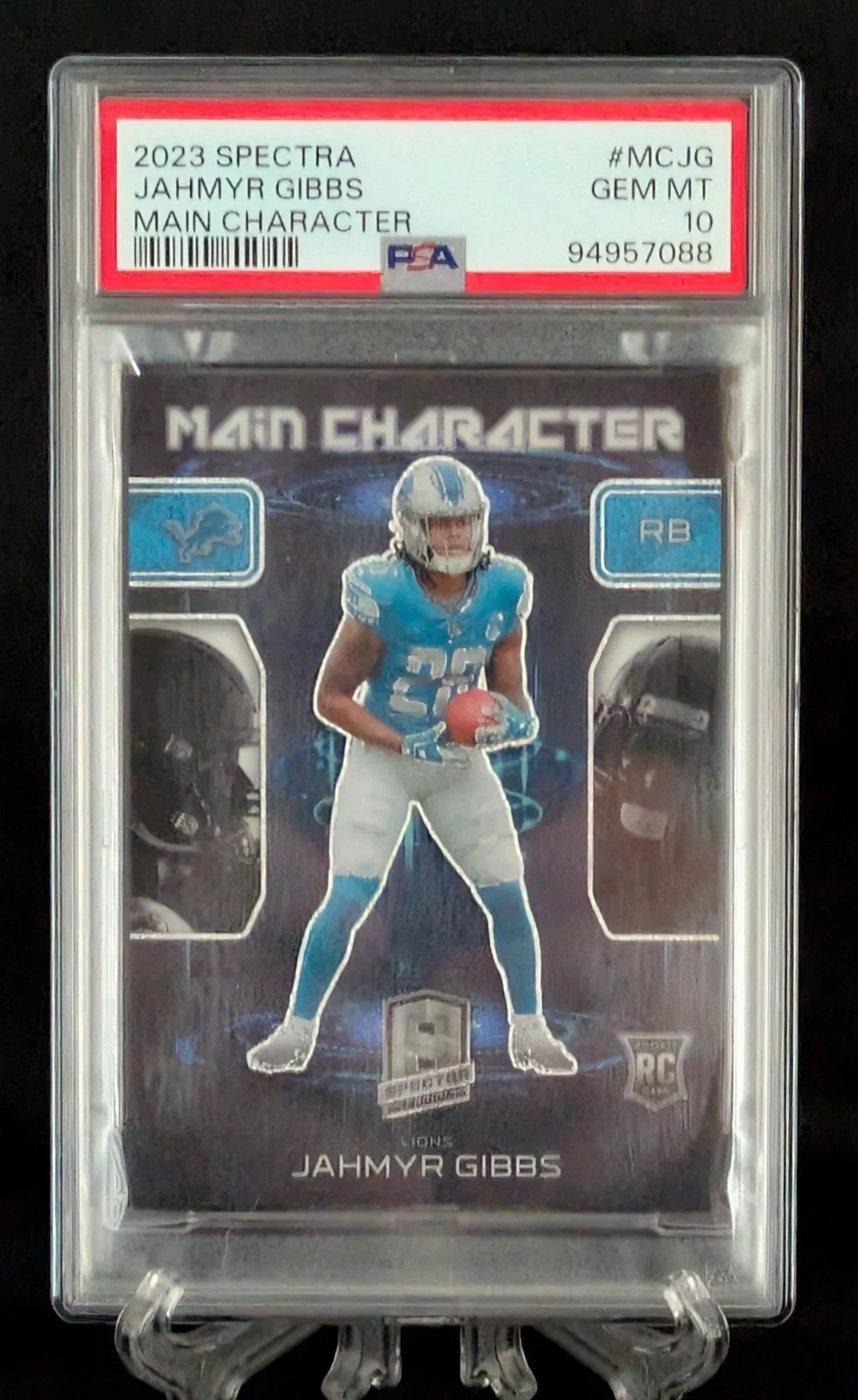 Jahmyr Gibbs Panini Spectra Main Character #MCJG Base