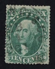 CKStamps: US Stamps Collection Scott#32 10c Washington Used Small Thin