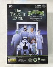 Twilight Zone Glow Dark Box Set 6 Action Figures Tina Gremlin Kanamit SDCC 2023