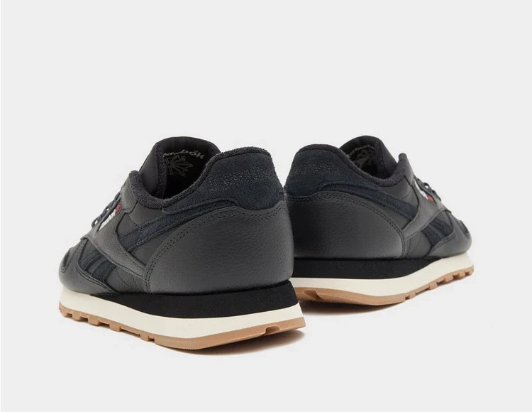 Mens Reebok Classic Leather Trainers  UK Size 7 Black & White RRP £99 image 8