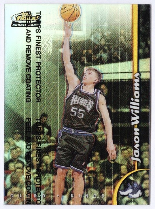 1998-99 Topps Finest Jason Williams Refractor RC #232 W/Coating - - - FRESH PULL