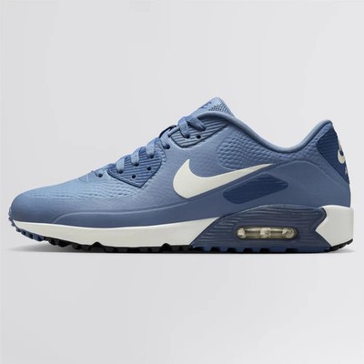 Nike Golf Air Max 90 G Shoes Color: Ashen Slate/Diffused Blue Size