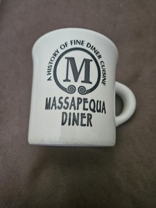 Jerry Seinfeld Memorabilia Coffee Mug Massapequa Diner Homer Laughlin China