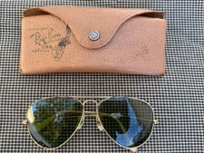 Vintage Bausch & Lomb B&L 1/10 12k Gf Ray Ban SunGlasses With Original Case